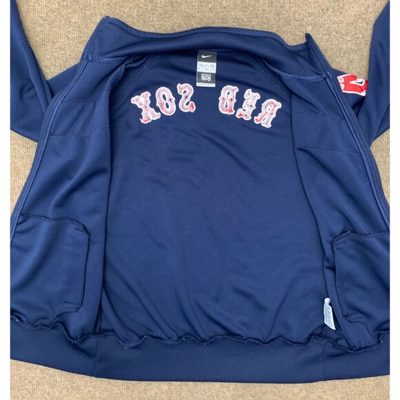 Boston Red Sox Nike Jacket Womens M Cooperstown Embroidered Spellout Full Zip Up - Picture 4 of 10